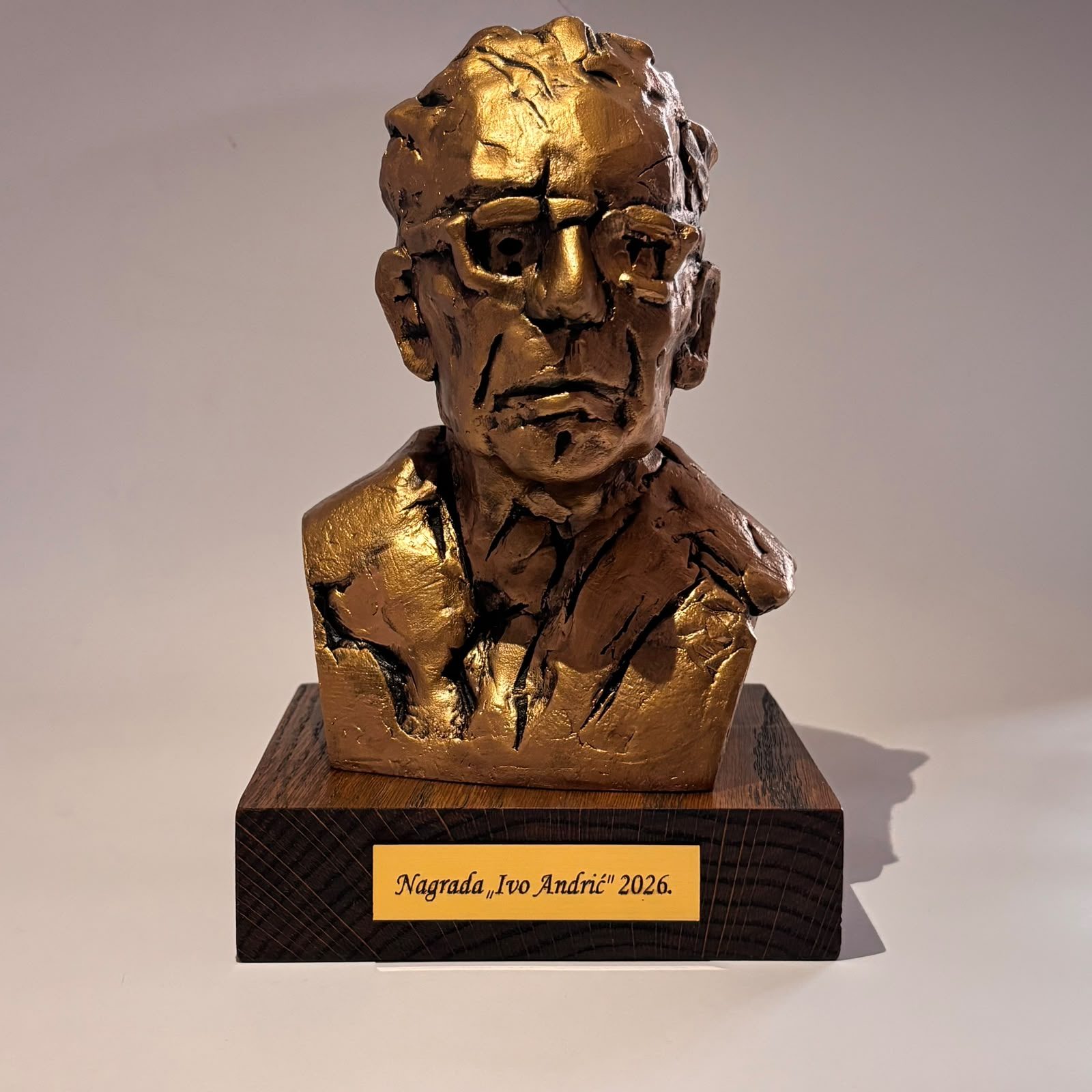 Bista Ive Andrića, rad Tome Galića, za Nagradu „Ivo Andrić“ 2026.